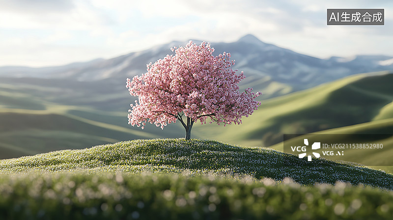 【AI数字艺术】樱花图片素材