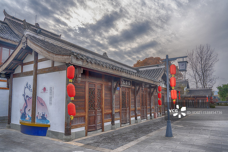 四川江油李白诗歌小镇景观图片素材