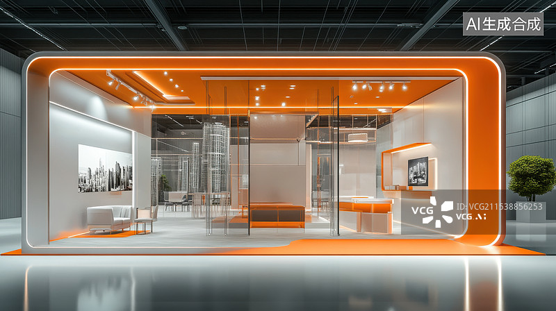 【AI数字艺术】产品商品展厅图片素材