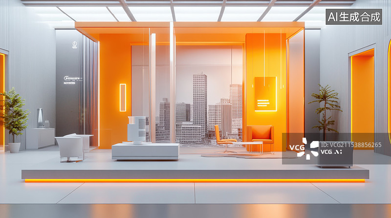 【AI数字艺术】产品商品展厅图片素材