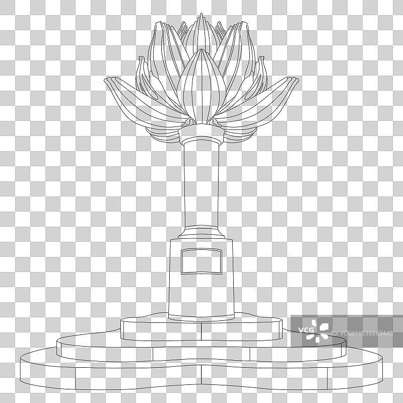 澳门金莲花广场图片素材