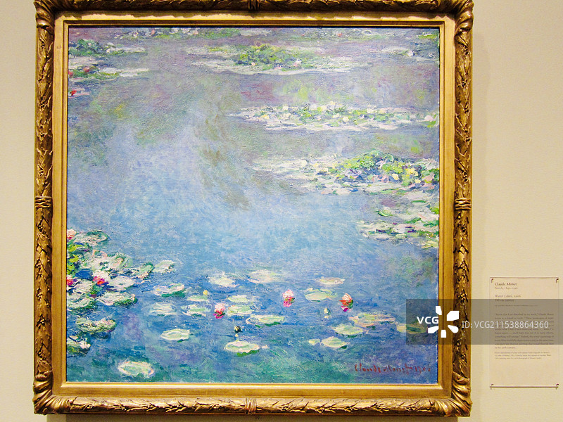 莫奈睡莲等作品图片素材