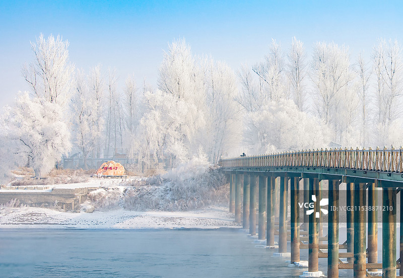 雾凇岛（曾通）风光图片素材