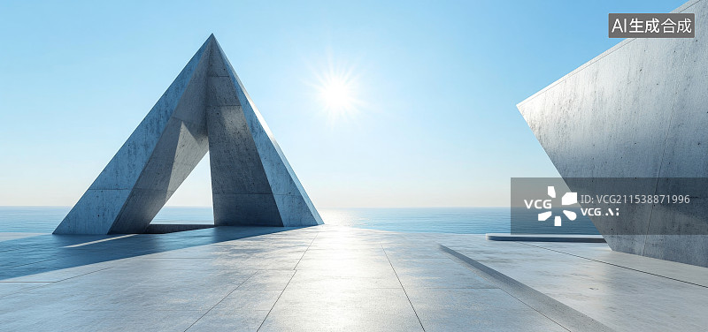 【AI数字艺术】现代建筑图片素材