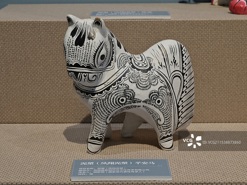 凤翔泥塑 平安马图片素材