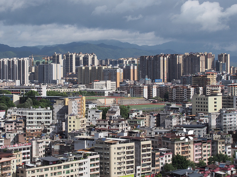 和平县小镇风光图片素材