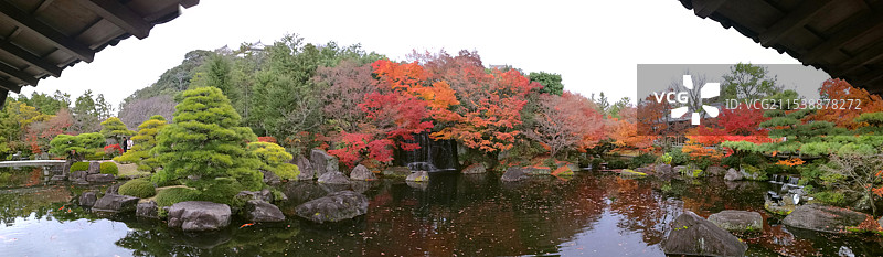 日本大阪姬路好古园图片素材