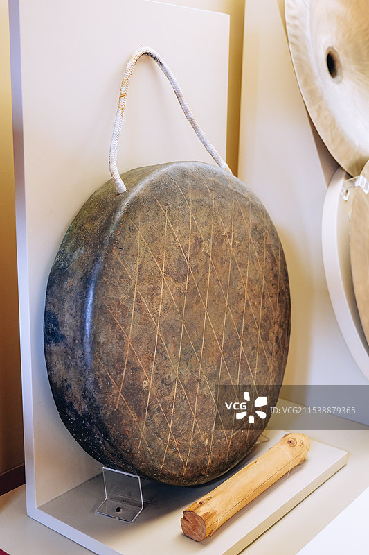 传统乐器铜锣图片素材