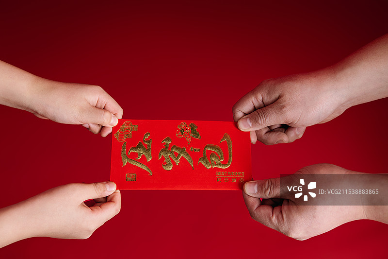 春节传统习俗 红包图片素材
