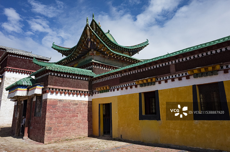 四川川西阿坝州阿坝县各莫寺图片素材