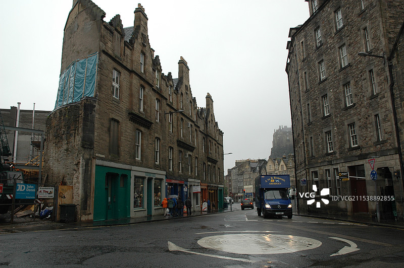 苏格兰爱丁堡街景图片素材