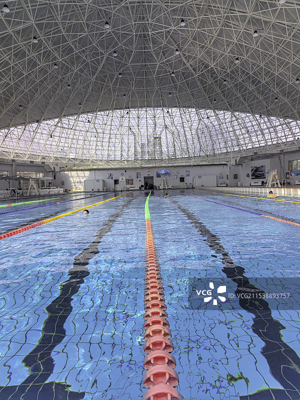 冬日温水游泳馆多角度图片素材
