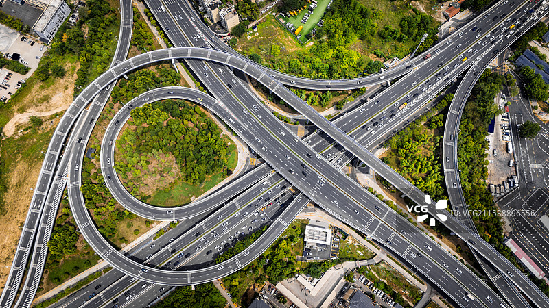 武汉二环线墨水湖立交图片素材