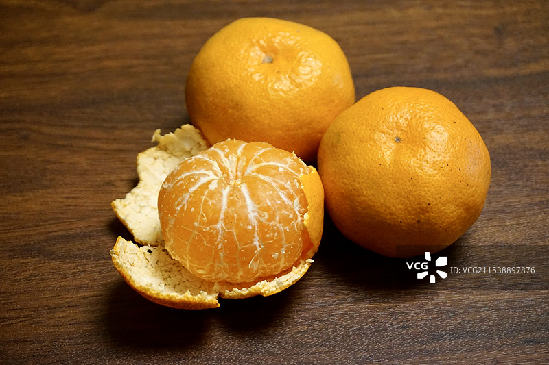 剥开的橘子 桔子图片素材