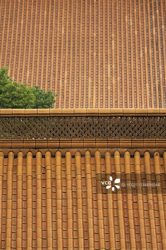 净慈寺琉璃瓦图片素材