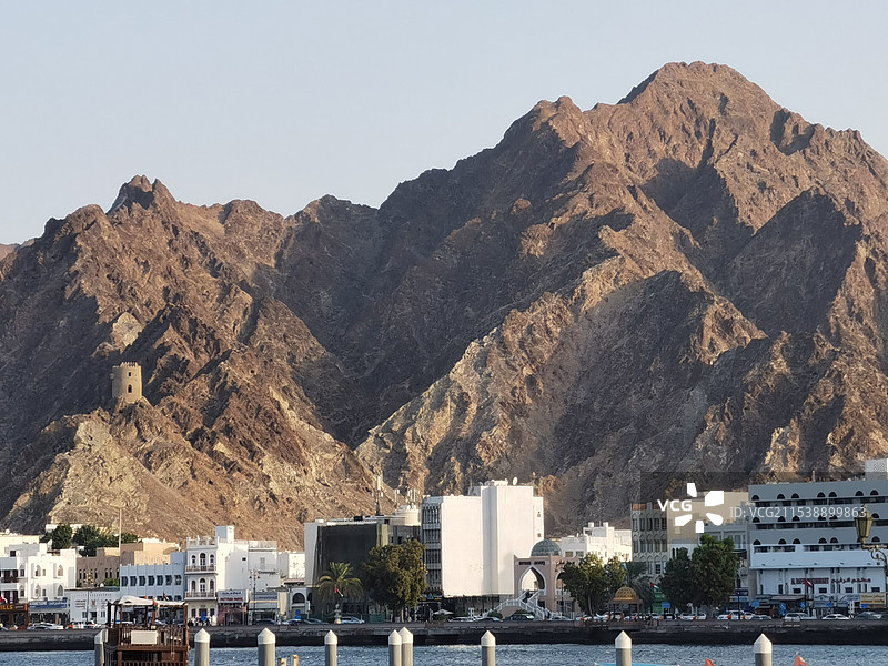 中东阿曼国首都马斯喀特城市风景图片素材