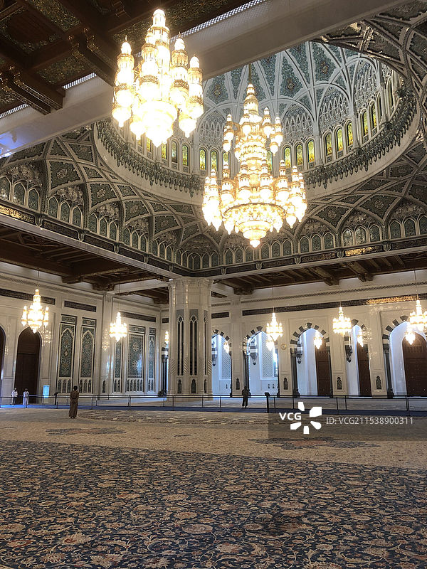 阿曼马斯喀特苏丹卡布斯大清真寺图片素材