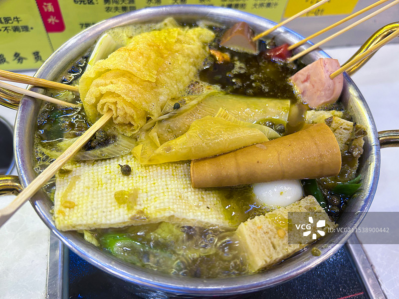 火锅煮菜图片素材