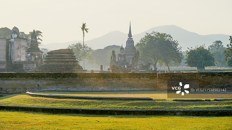 泰国素可泰历史公园图片素材