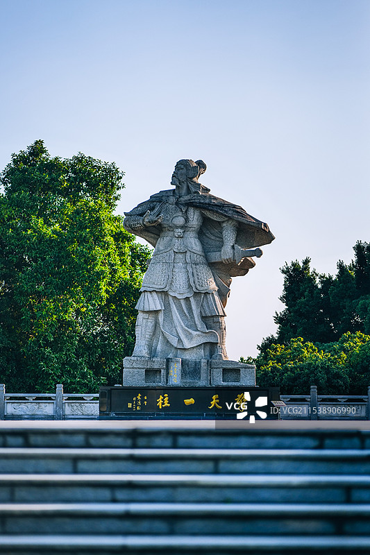 东莞石碣袁崇焕纪念园塑像图片素材