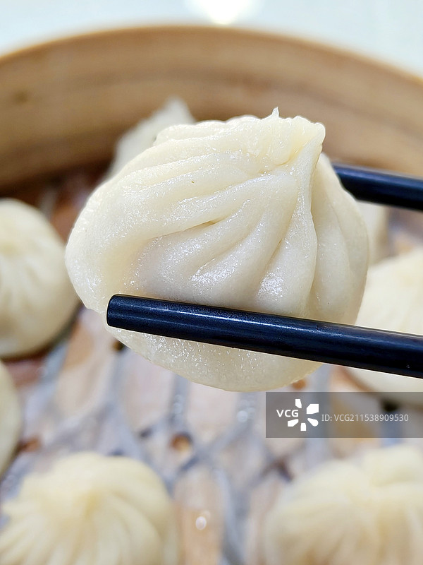 鲜肉小笼包图片素材