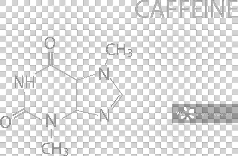 薄荷醇的分子骨架化学式图片素材