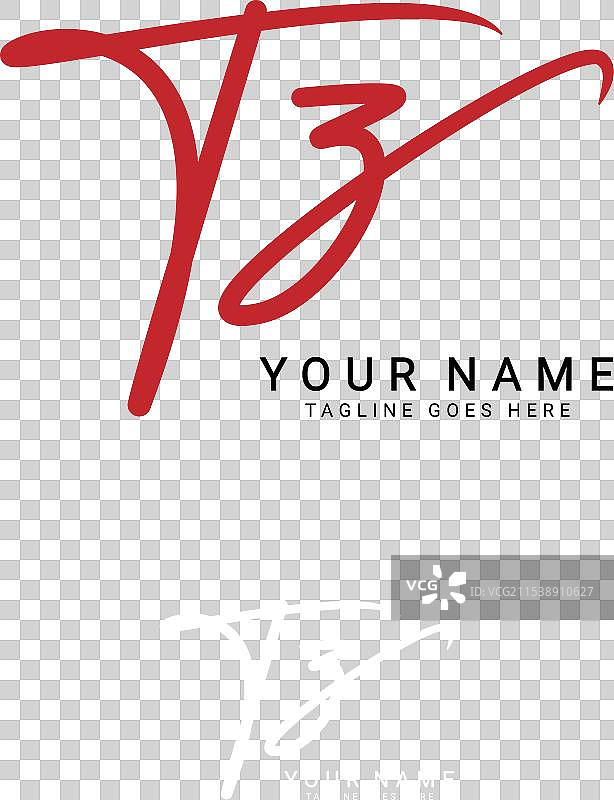 tz字母logo初始字母签名图片素材