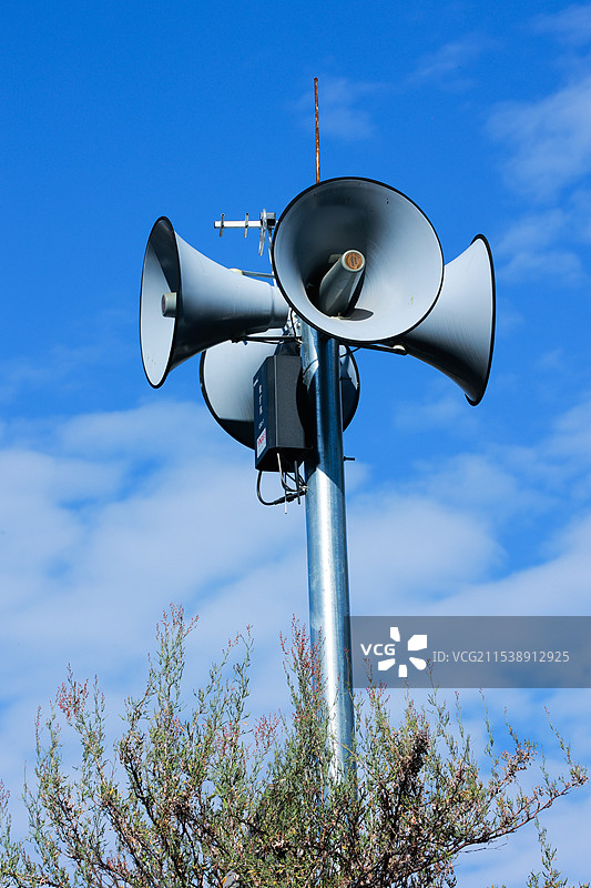 乡村广播喇叭扩音器图片素材