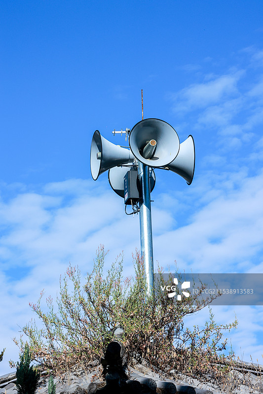 乡村广播喇叭扩音器图片素材
