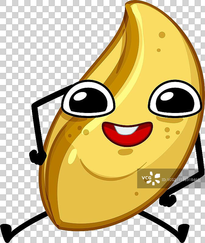 搞笑的意大利面卡通角色图片素材