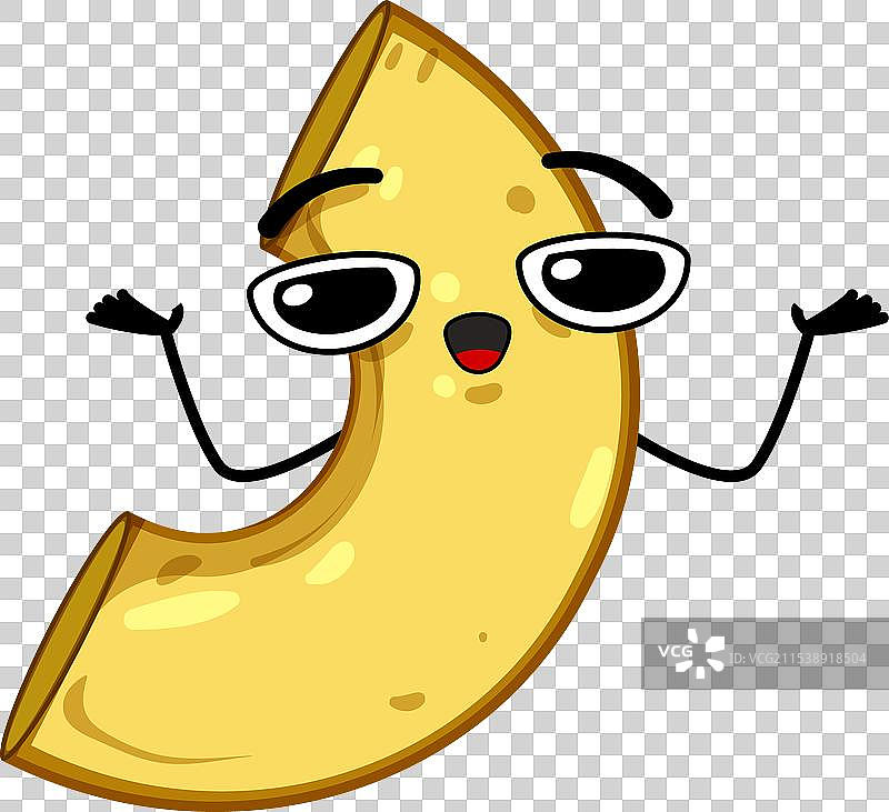 意大利面卡通角色图片素材