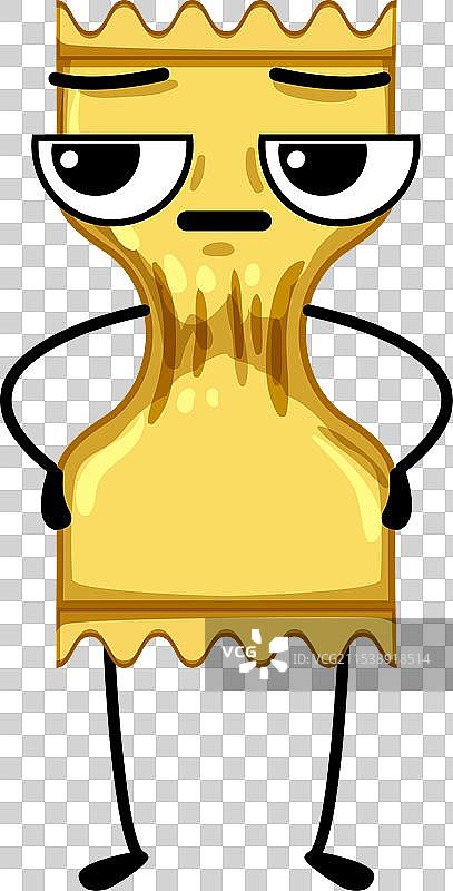 涂鸦意大利面角色卡通图片素材