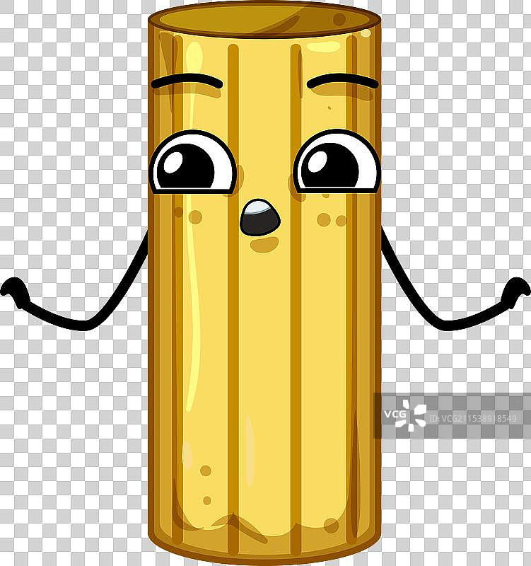 快乐的意大利面卡通角色图片素材