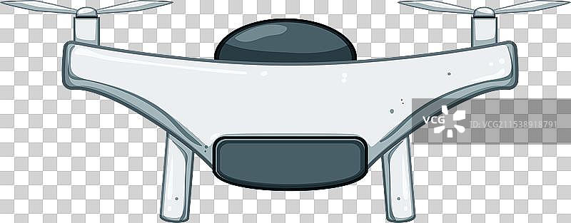 卡通四旋翼无人机图片素材