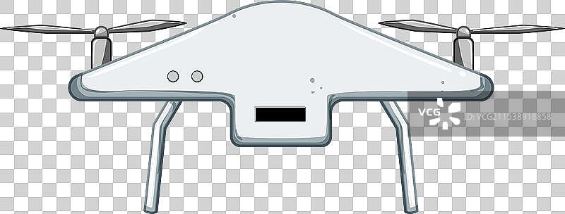 学习四旋翼无人机的卡通形象图片素材