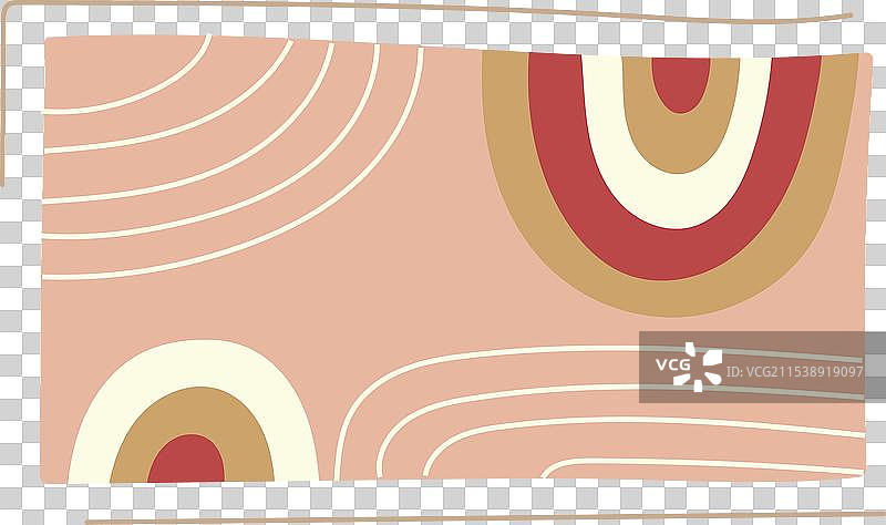 波西米亚风格的地毯卡通纹理图片素材