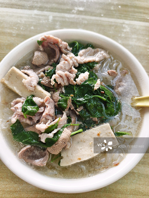 猪杂汤米粉图片素材