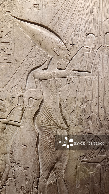 古埃及纳芙蒂蒂浮雕图片素材