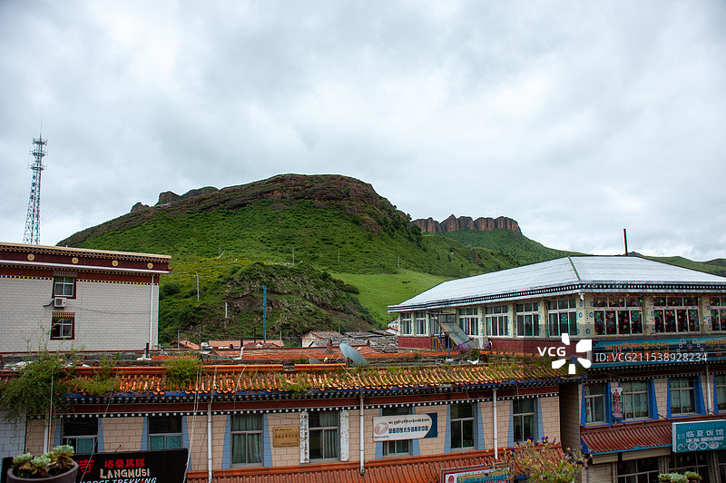 甘南郎木寺图片素材