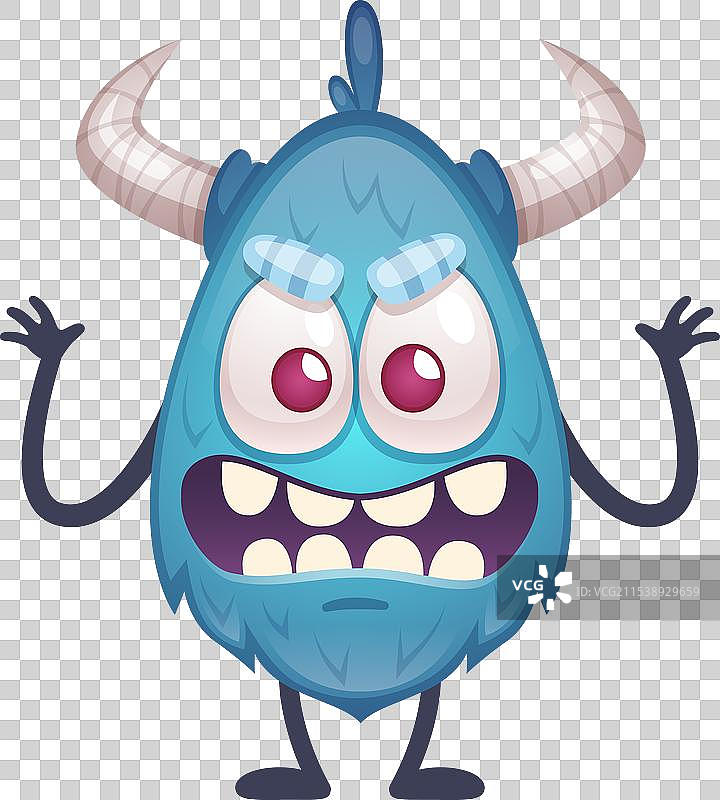 卡通怪物图片素材