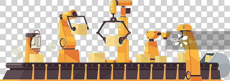 自动化输送带图标图片素材