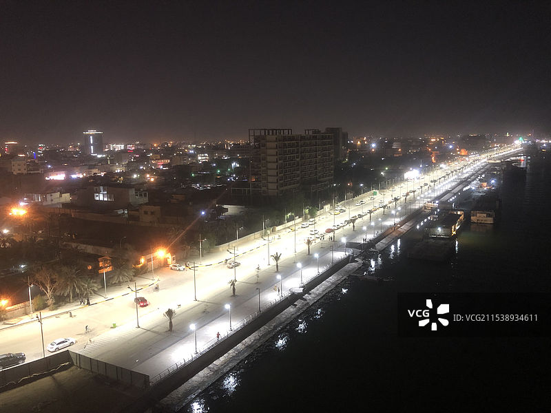 伊拉克巴士拉阿拉伯河图片素材