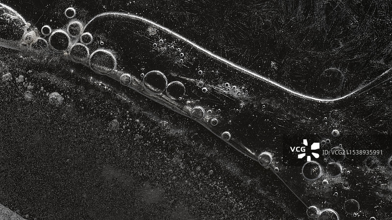 冰花特写图片素材