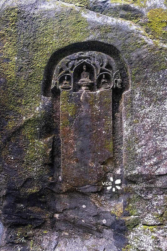 四川巴中南龛石窟图片素材