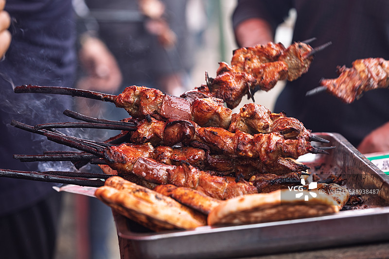 新疆烤肉图片素材