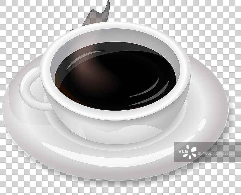 一杯苦涩的黑咖啡图片素材