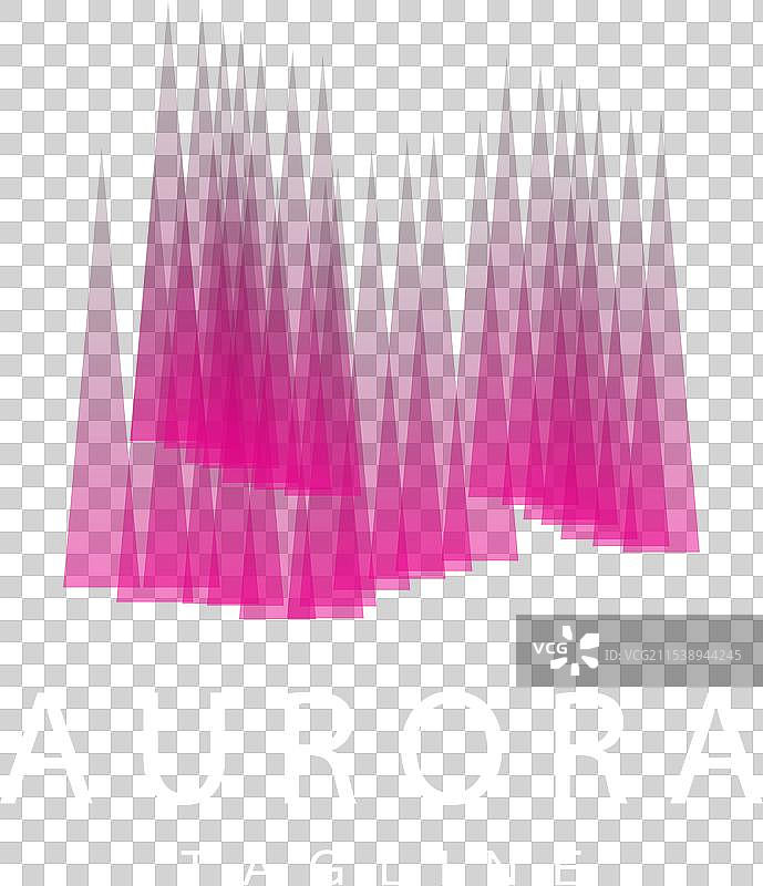 极光标志天空自然风景设计符号图片素材