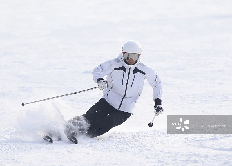 专业滑雪者图片素材