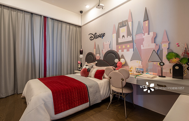 样板间儿童房展示图片素材