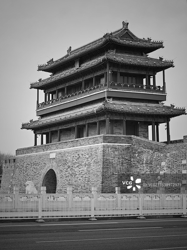 古建筑系列拍.永定门图片素材